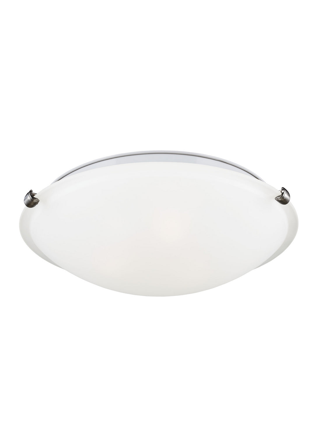 Generation Lighting. - 7543503EN3-962 - Three Light Flush Mount - Clip Ceiling Flush Mount - Brushed Nickel