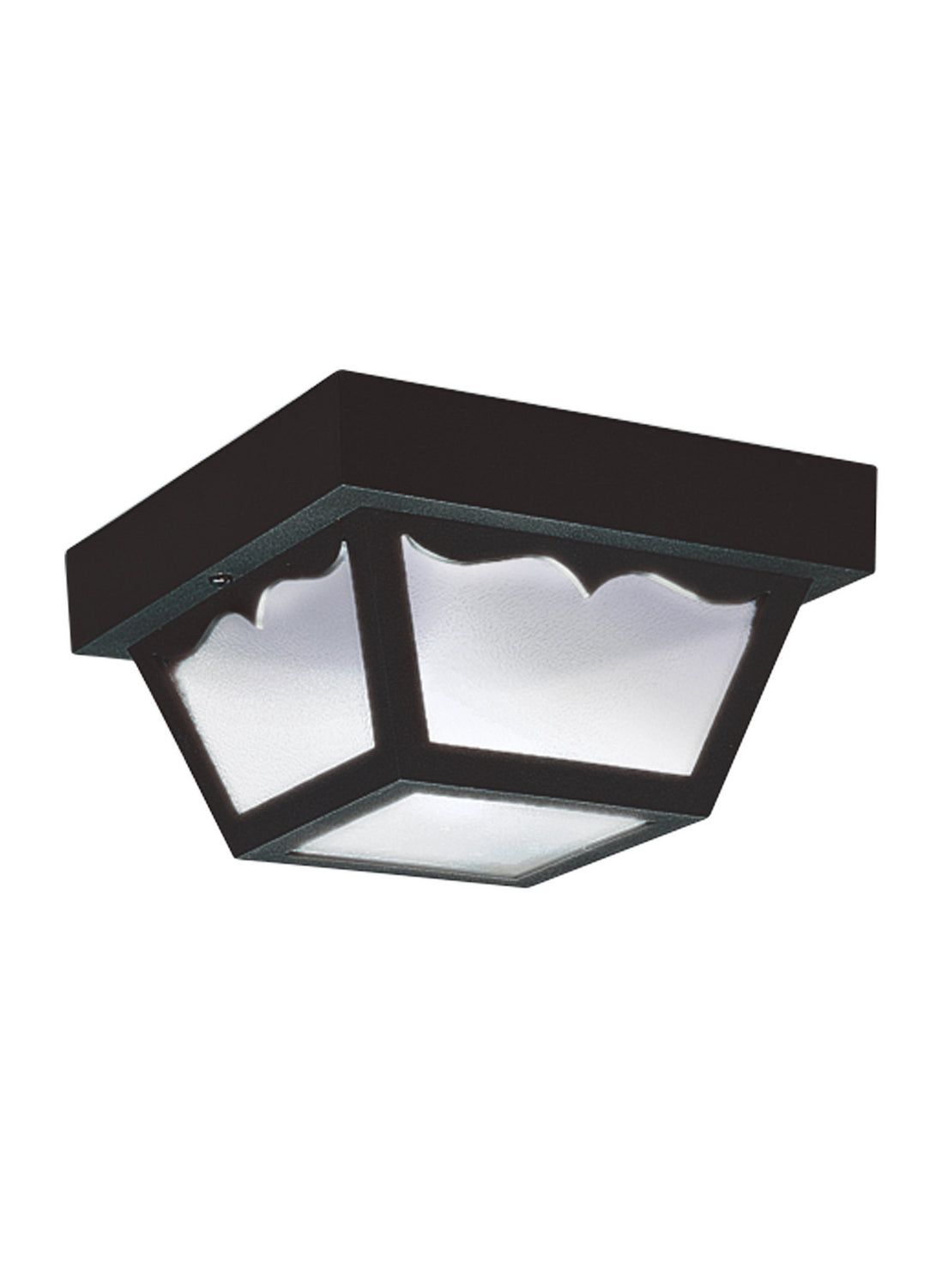 Generation Lighting. - 7569EN3-32 - Two Light Outdoor Flush Mount - Outdoor Ceiling - Black