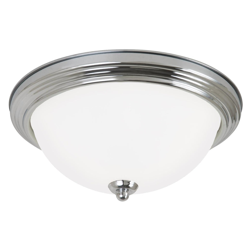Generation Lighting - 77065EN3-05 - Three Light Flush Mount - Geary - Chrome