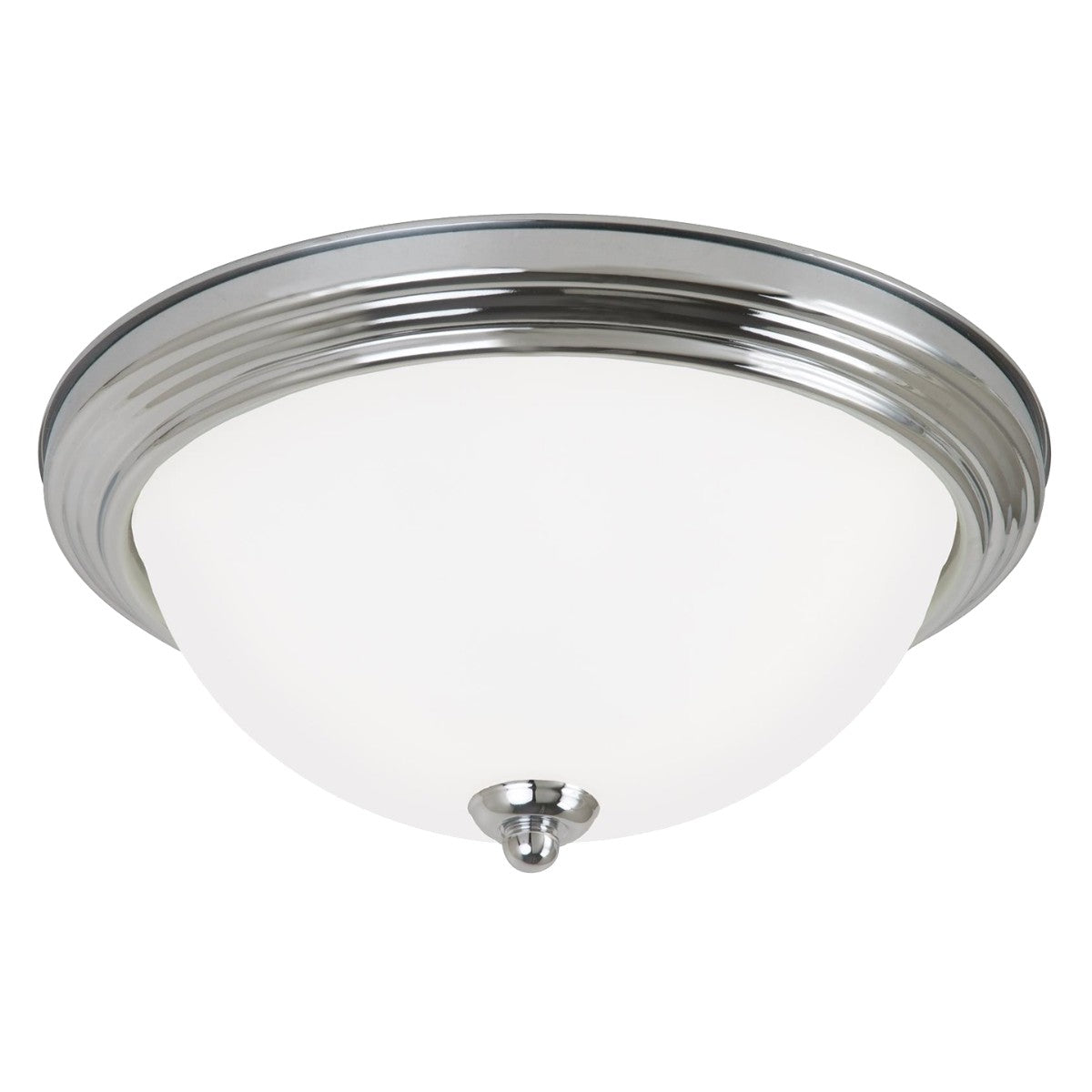 Generation Lighting - 77065EN3-05 - Three Light Flush Mount - Geary - Chrome