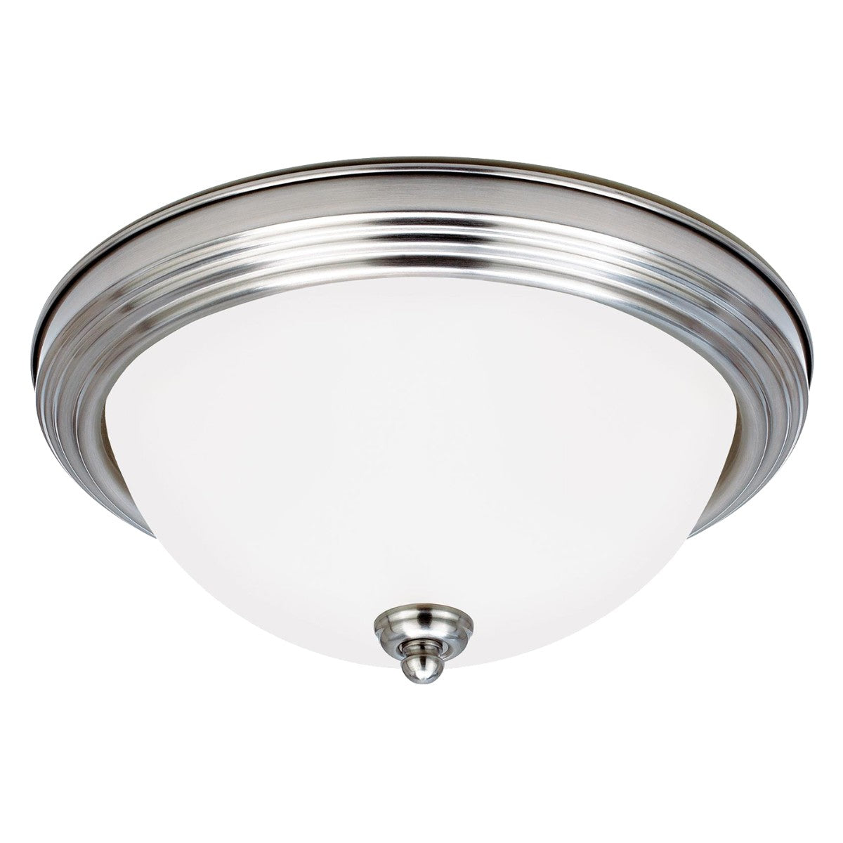 Generation Lighting - 77065EN3-962 - Three Light Flush Mount - Geary - Brushed Nickel