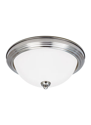 Generation Lighting. - 77065EN3-962 - Three Light Flush Mount - Geary - Brushed Nickel