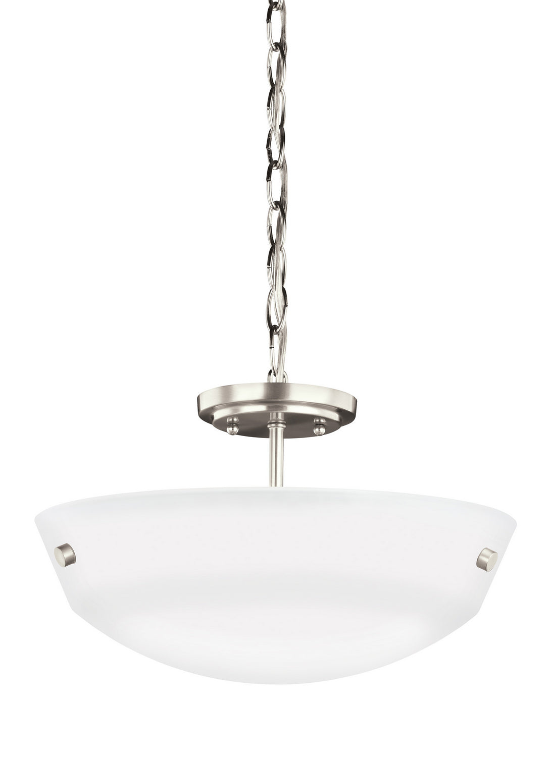 Generation Lighting. - 7715202EN3-962 - Two Light Semi-Flush Convertible Pendant - Kerrville - Brushed Nickel