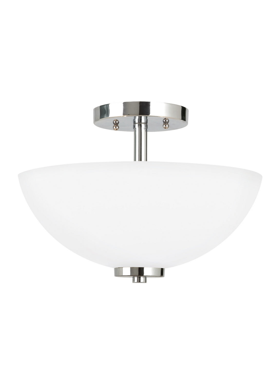 Generation Lighting. - 77160EN3-05 - Two Light Semi-Flush Convertible Pendant - Oslo - Chrome