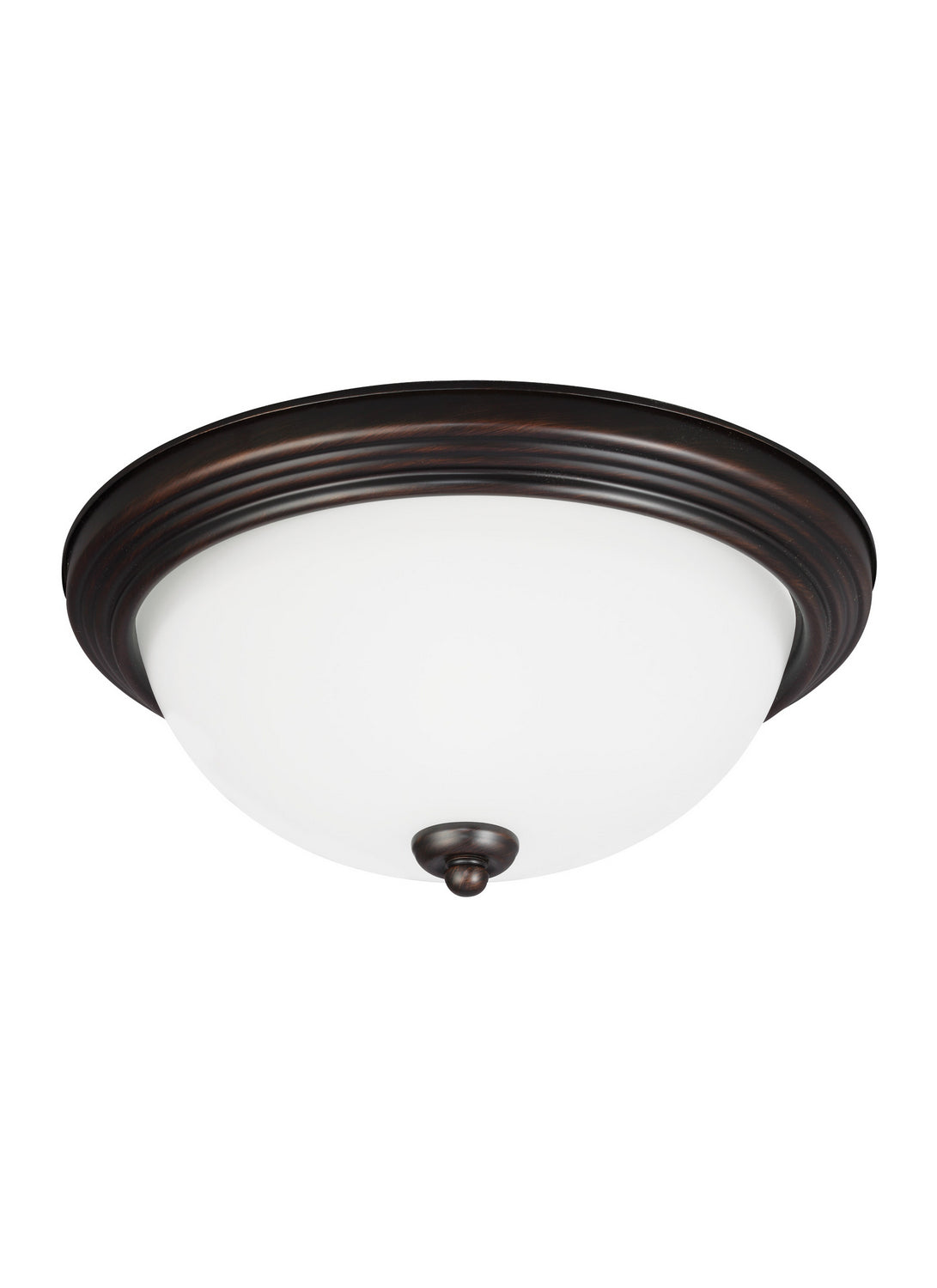 Generation Lighting. - 77263EN3-710 - One Light Flush Mount - Geary - Bronze