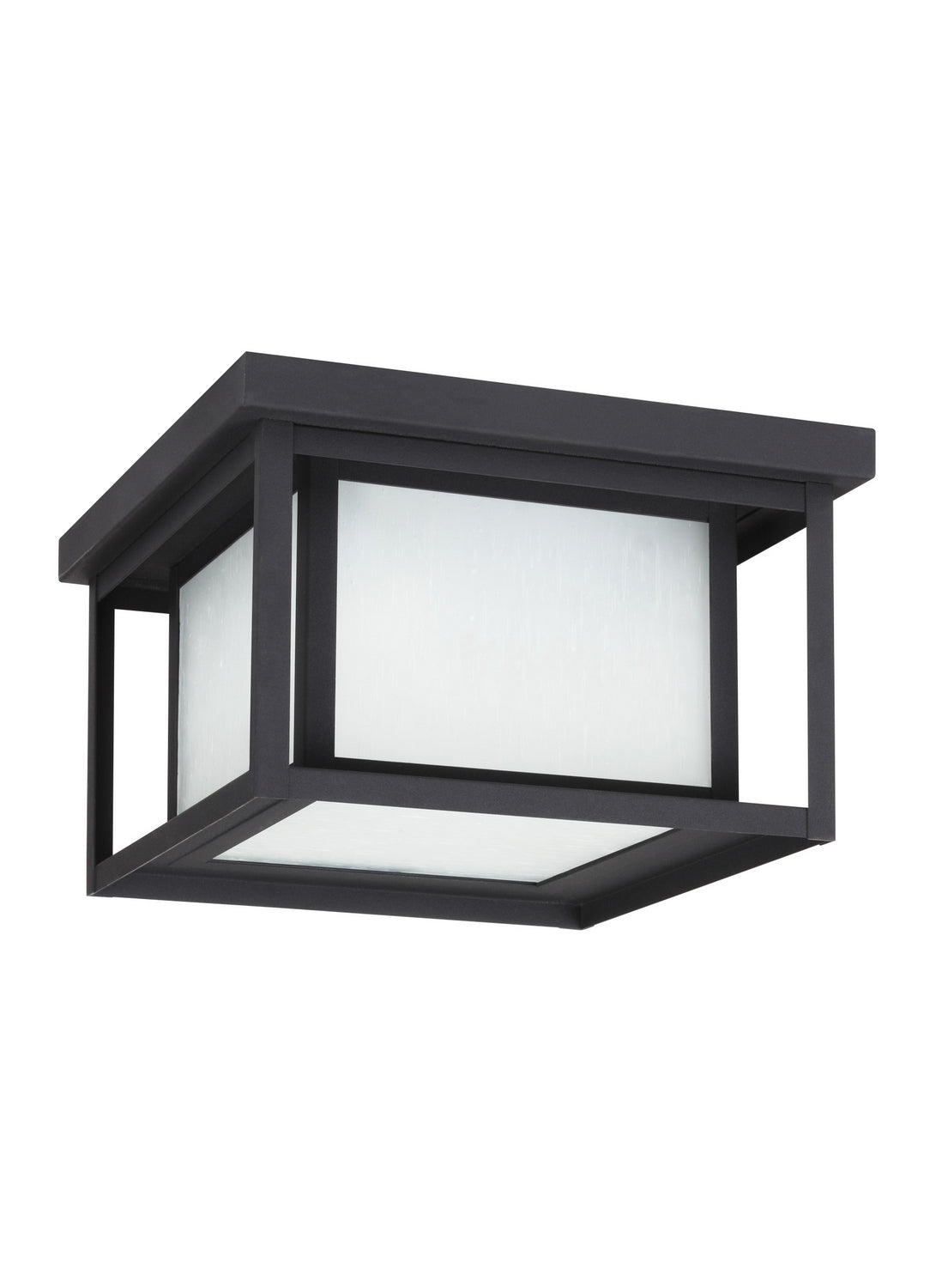 Generation Lighting. - 79039EN3-12 - Two Light Outdoor Flush Mount - Hunnington - Black