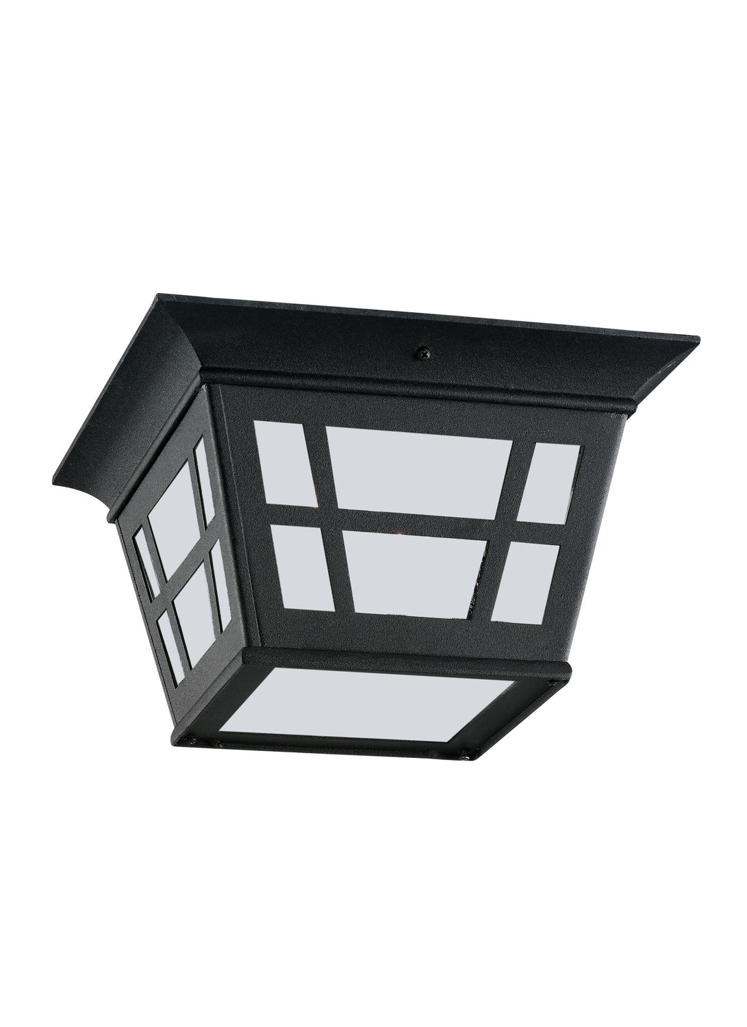 Generation Lighting. - 79131-12 - Two Light Outdoor Flush Mount - Herrington - Black