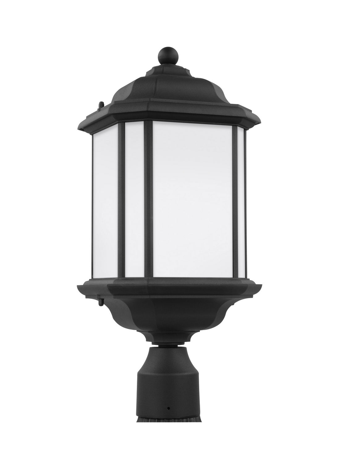 Generation Lighting. - 82529EN3-12 - One Light Outdoor Post Lantern - Kent - Black