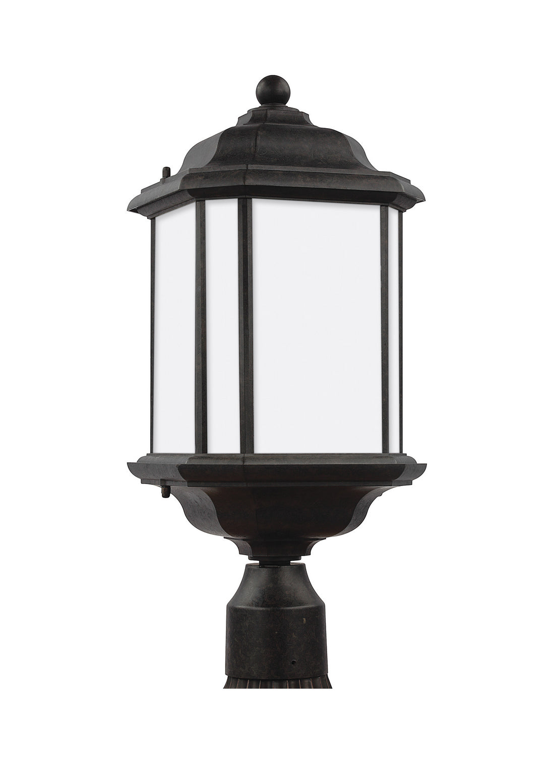 Generation Lighting. - 82529EN3-746 - One Light Outdoor Post Lantern - Kent - Oxford Bronze