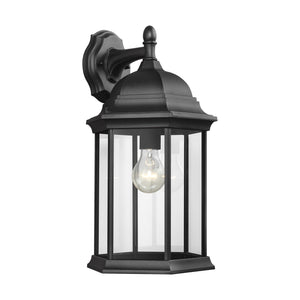 Generation Lighting. - 8438701-12 - One Light Outdoor Wall Lantern - Sevier - Black