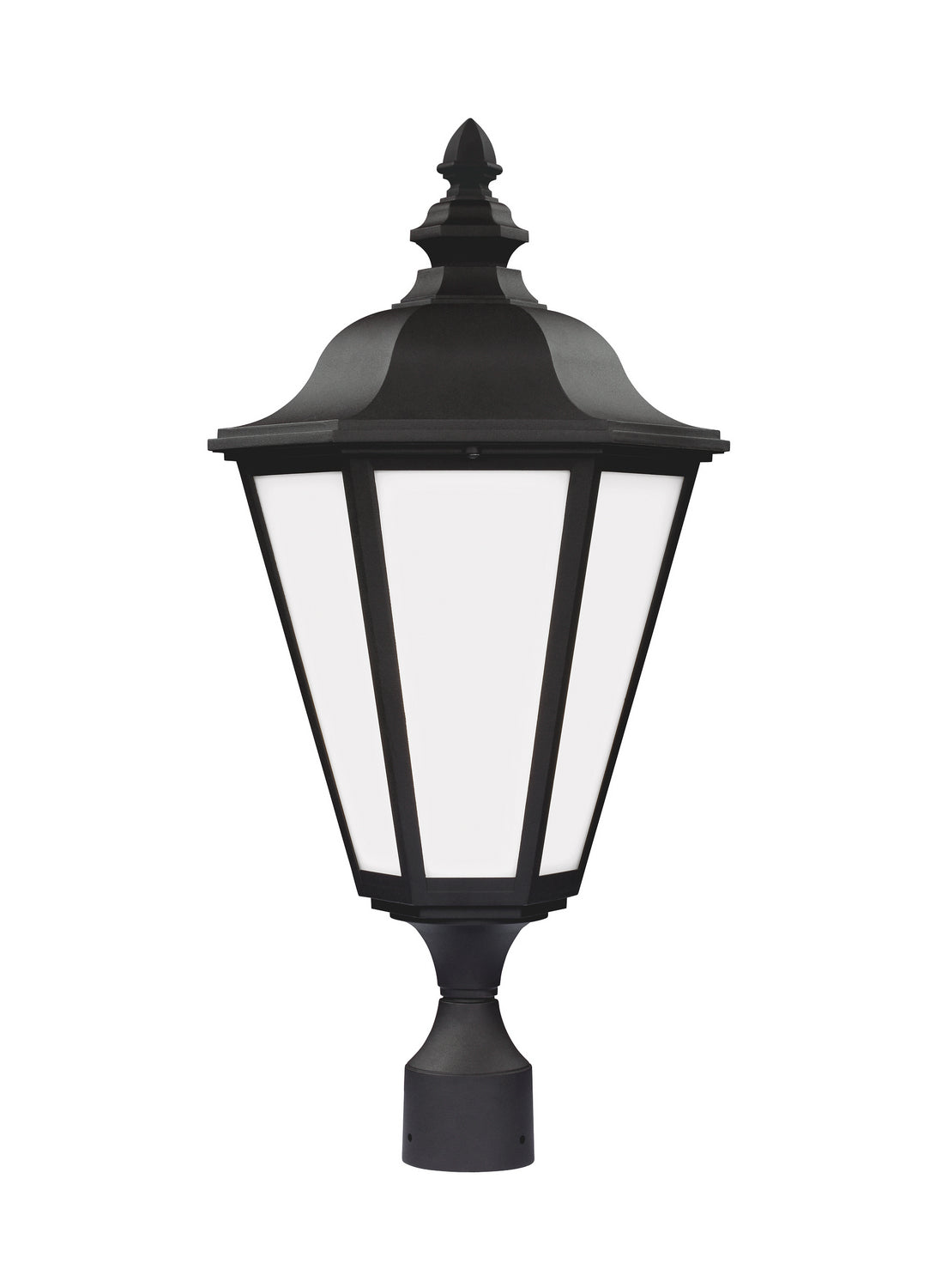 Generation Lighting. - 89025-12 - One Light Outdoor Post Lantern - Brentwood - Black