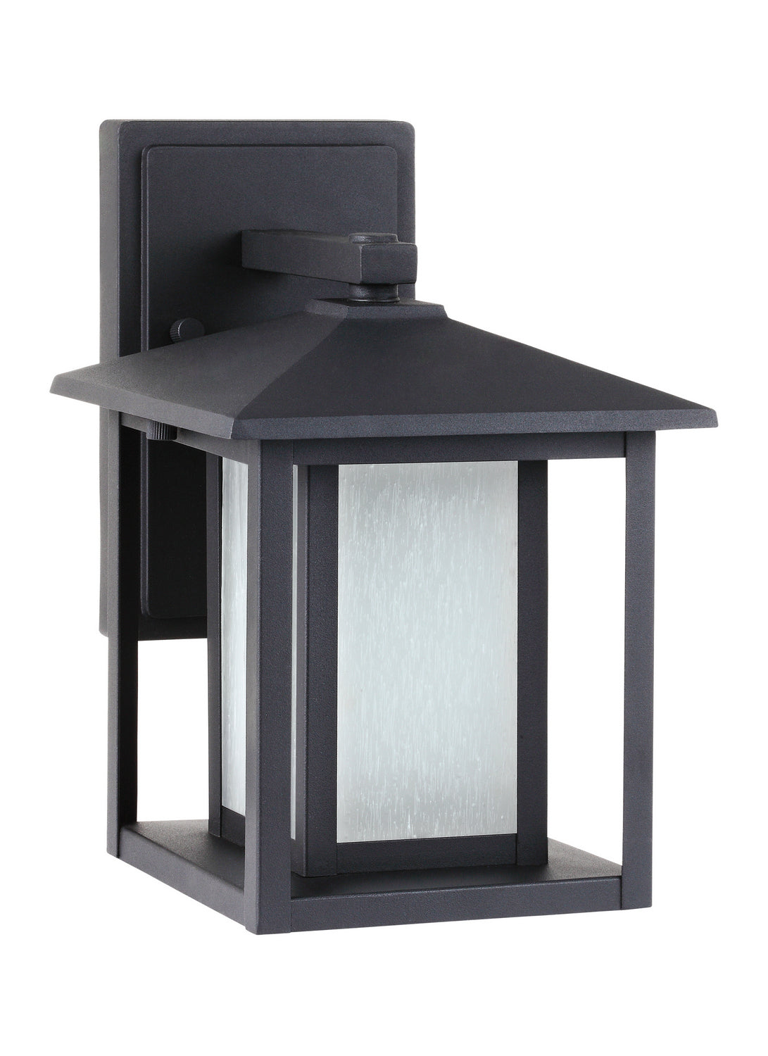 Generation Lighting. - 89029-12 - One Light Outdoor Wall Lantern - Hunnington - Black