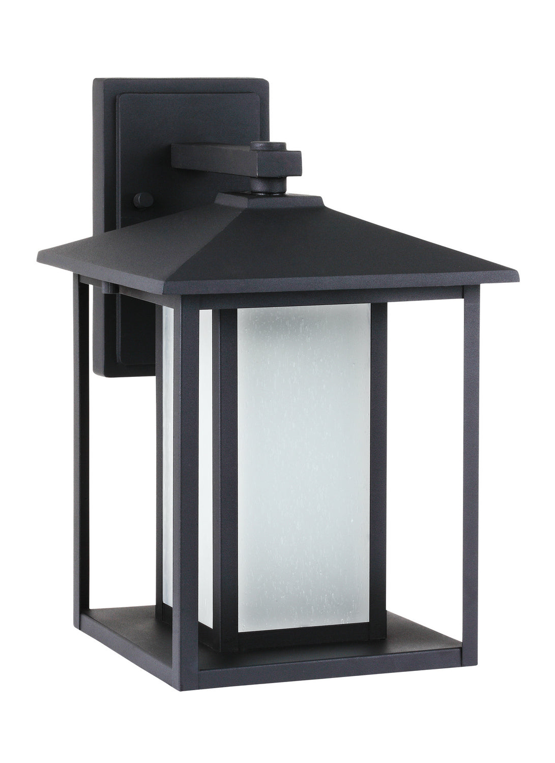 Generation Lighting. - 89031-12 - One Light Outdoor Wall Lantern - Hunnington - Black