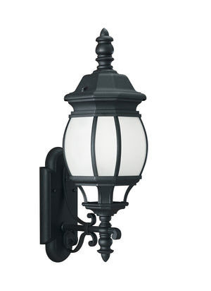 Generation Lighting. - 89103-12 - One Light Outdoor Wall Lantern - Wynfield - Black