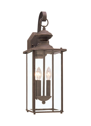 Generation Lighting. - 8468EN-71 - Two Light Outdoor Wall Lantern - Jamestowne - Antique Bronze