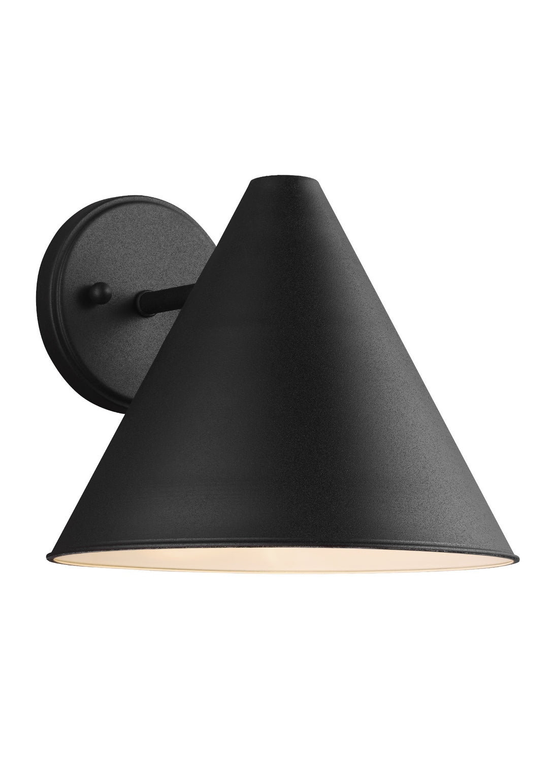 Generation Lighting. - 8538501-12 - One Light Outdoor Wall Lantern - Crittenden - Black