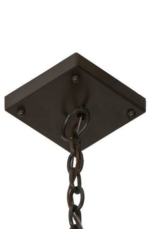 Meyda Tiffany - 178759 - Eight Light Pendant - Kitzi Box - Timeless Bronze