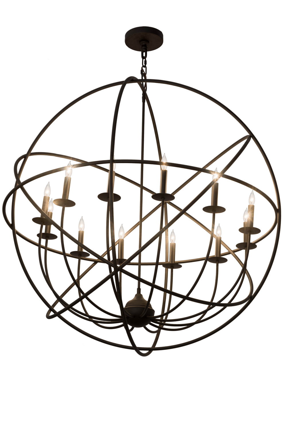 Meyda Tiffany - 183432 - 12 Light Chandelier - Atom Enerjisi - Oil Rubbed Bronze