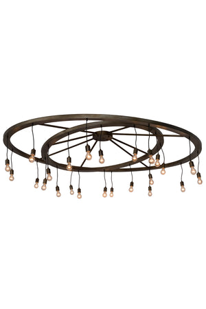 Meyda Tiffany - 183648 - 24 Light Chandelier - Donner - Antique Hammered Gold