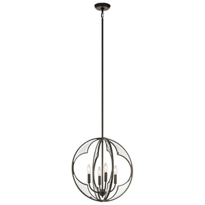 Kichler - 43096OZ - Four Light Chandelier - Montavello - Olde Bronze