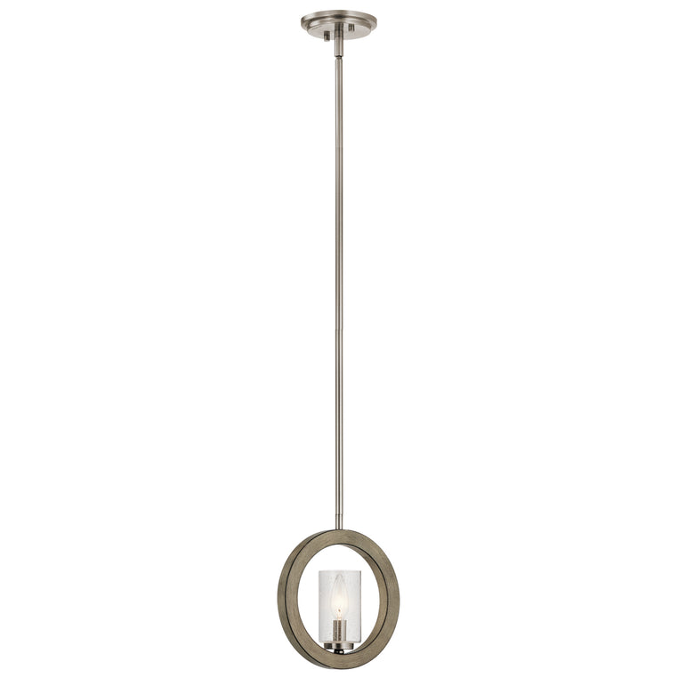 Kichler - 43189DAG - One Light Mini Pendant/Wall Mount - Grand Bank - Distressed Antique Gray