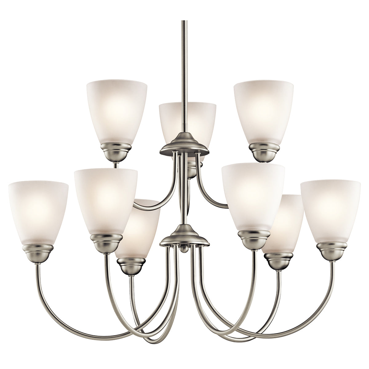 Kichler - 43639NIL18 - LED Chandelier - Jolie - Brushed Nickel