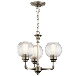 Kichler - 43992AP - Three Light Chandelier/Semi Flush Mount - Niles - Antique Pewter