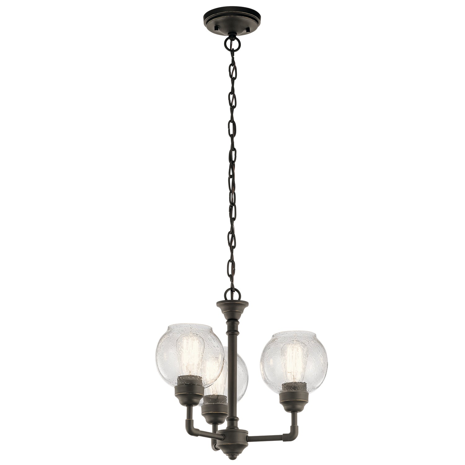 Kichler - 43992OZ - Three Light Chandelier/Semi Flush Mount - Niles - Olde Bronze