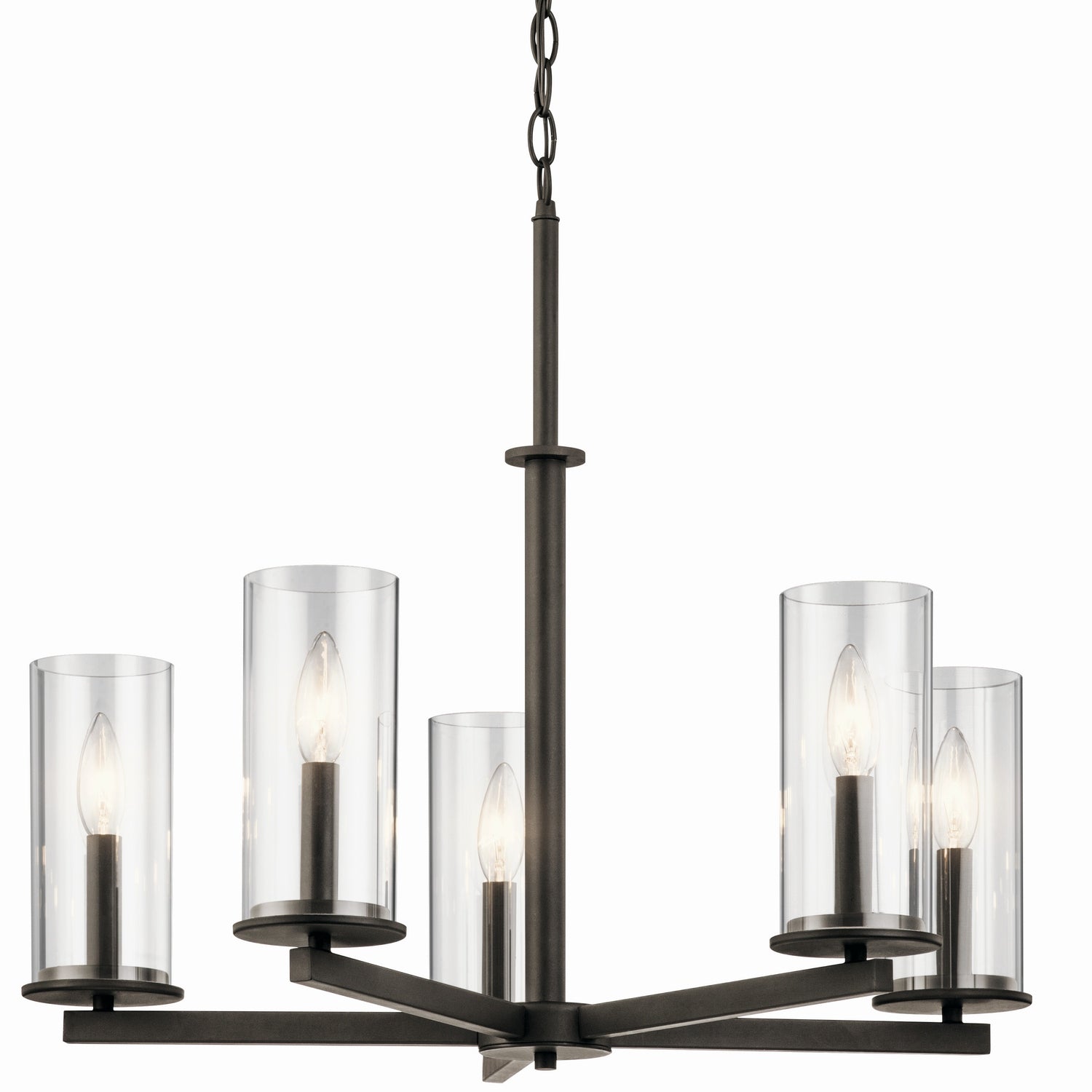 Kichler - 43999OZ - Five Light Chandelier - Crosby - Olde Bronze