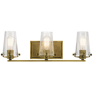 Kichler - 45297NBR - Three Light Bath - Alton - Natural Brass