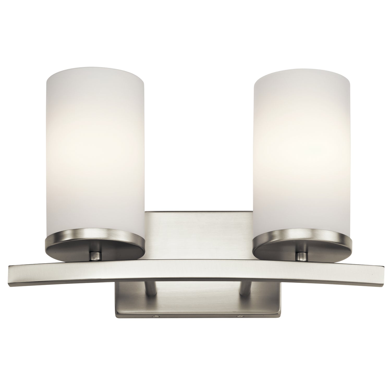 Kichler - 45496NI - Two Light Bath - Crosby - Brushed Nickel