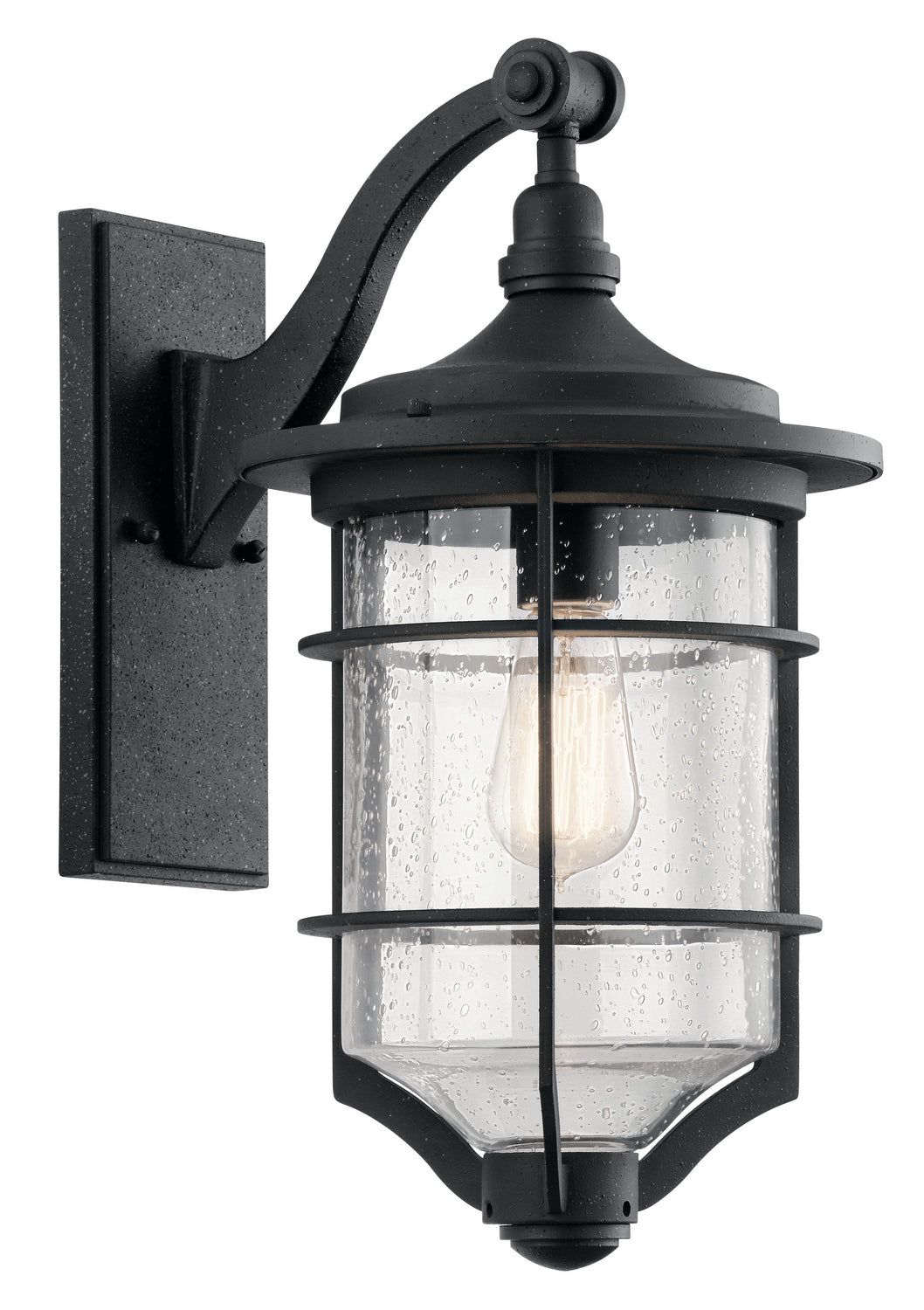 Kichler - 49127DBK - One Light Outdoor Wall Mount - Royal Marine - Distressed Black