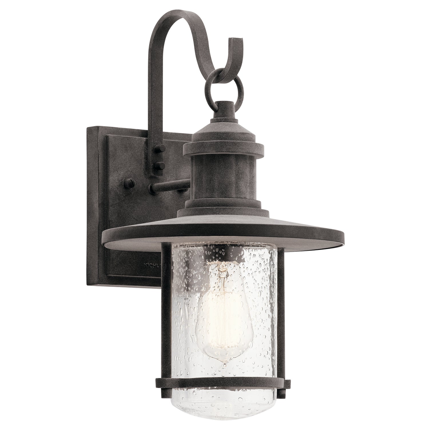 Kichler - 49193WZC - One Light Outdoor Wall Mount - Riverwood - Weathered Zinc