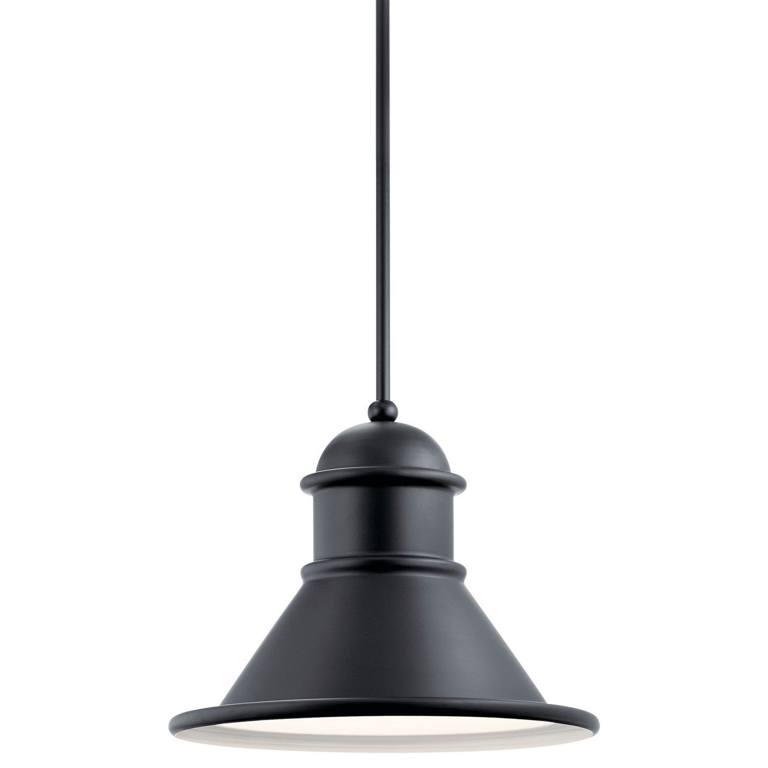 Kichler - 49777BK - One Light Outdoor Pendant - Northland - Black