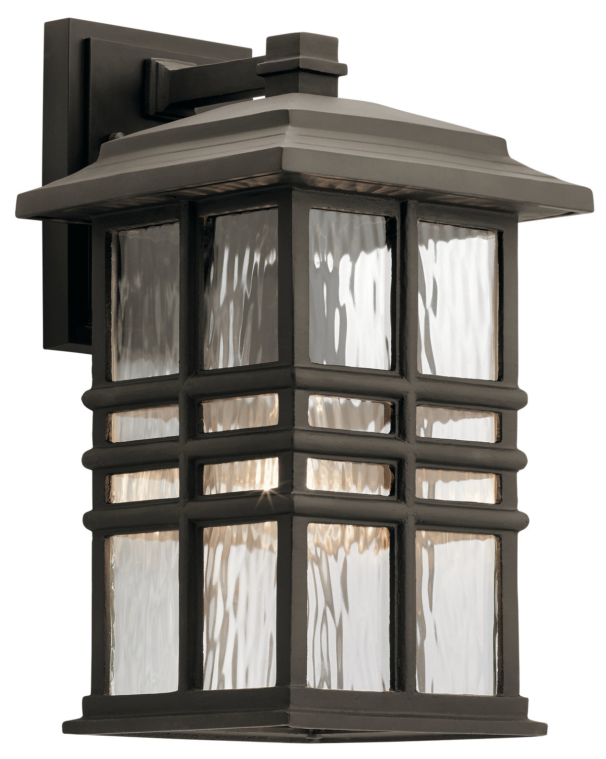 Kichler - 49830OZ - One Light Outdoor Wall Mount - Beacon Square - Olde Bronze