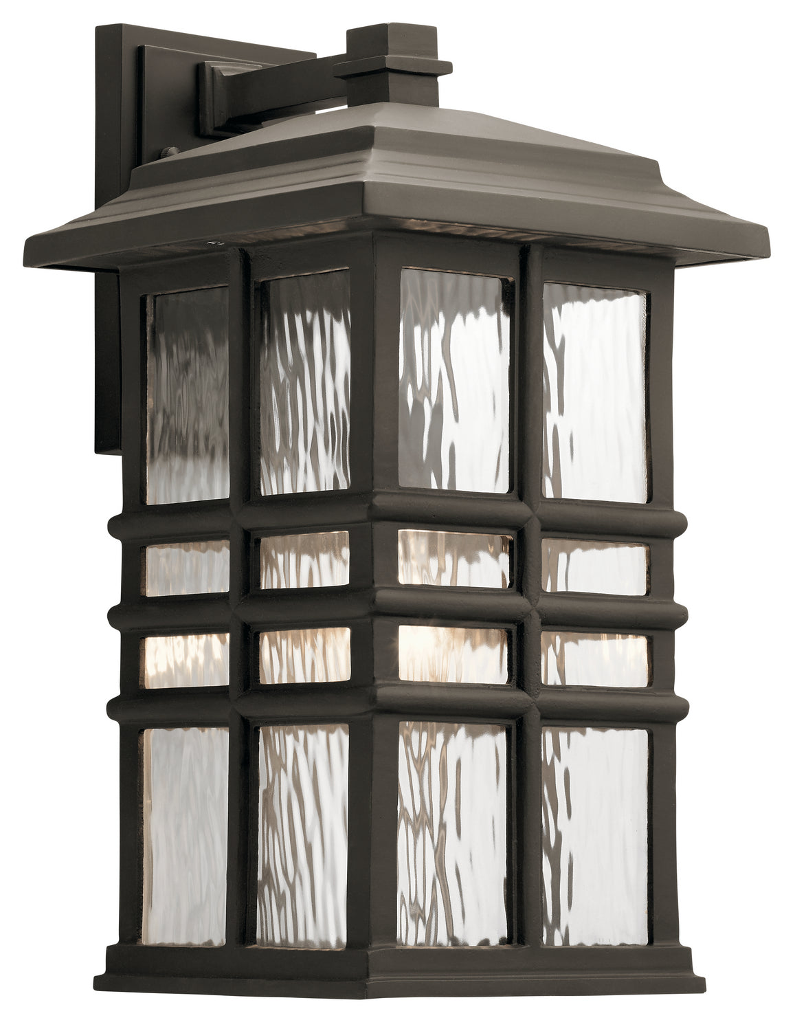 Kichler - 49831OZ - One Light Outdoor Wall Mount - Beacon Square - Olde Bronze