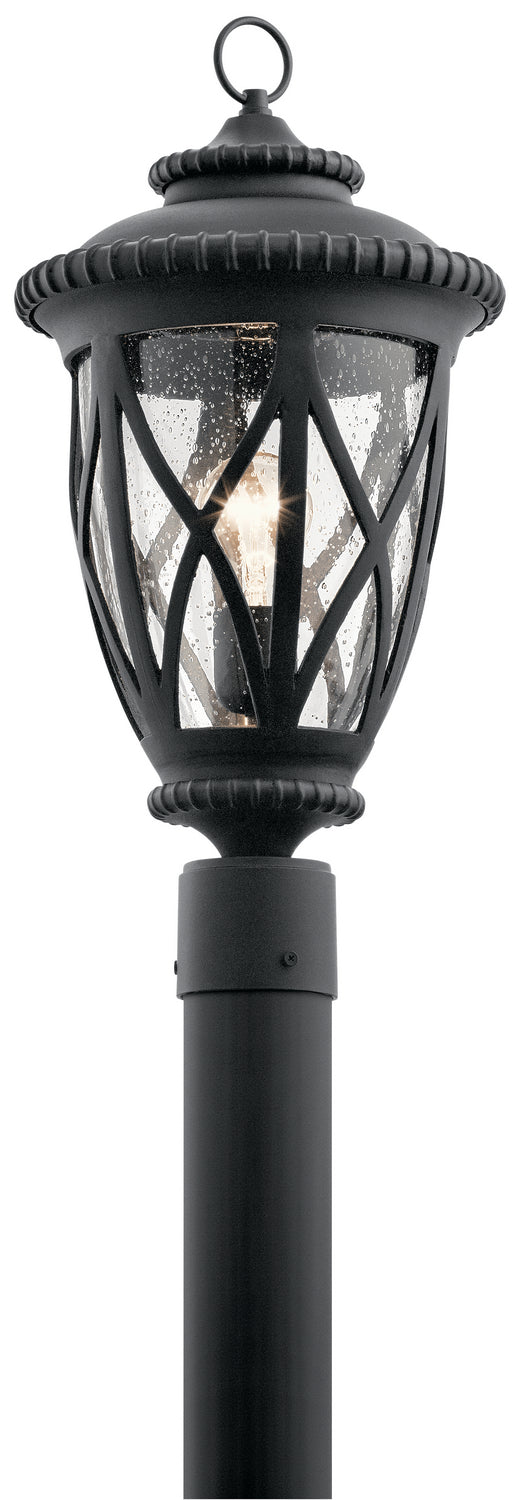 Kichler - 49849BKT - One Light Outdoor Post Mount - Admirals Cove - Textured Black