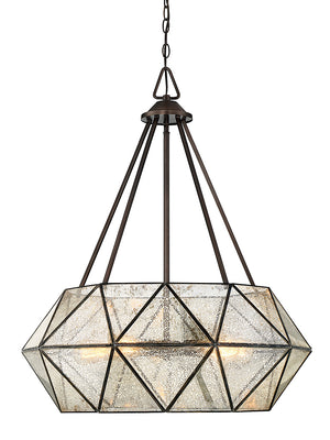 Savoy House - 7-9009-5-28 - Five Light Pendant - Tartan - Oiled Burnished Bronze