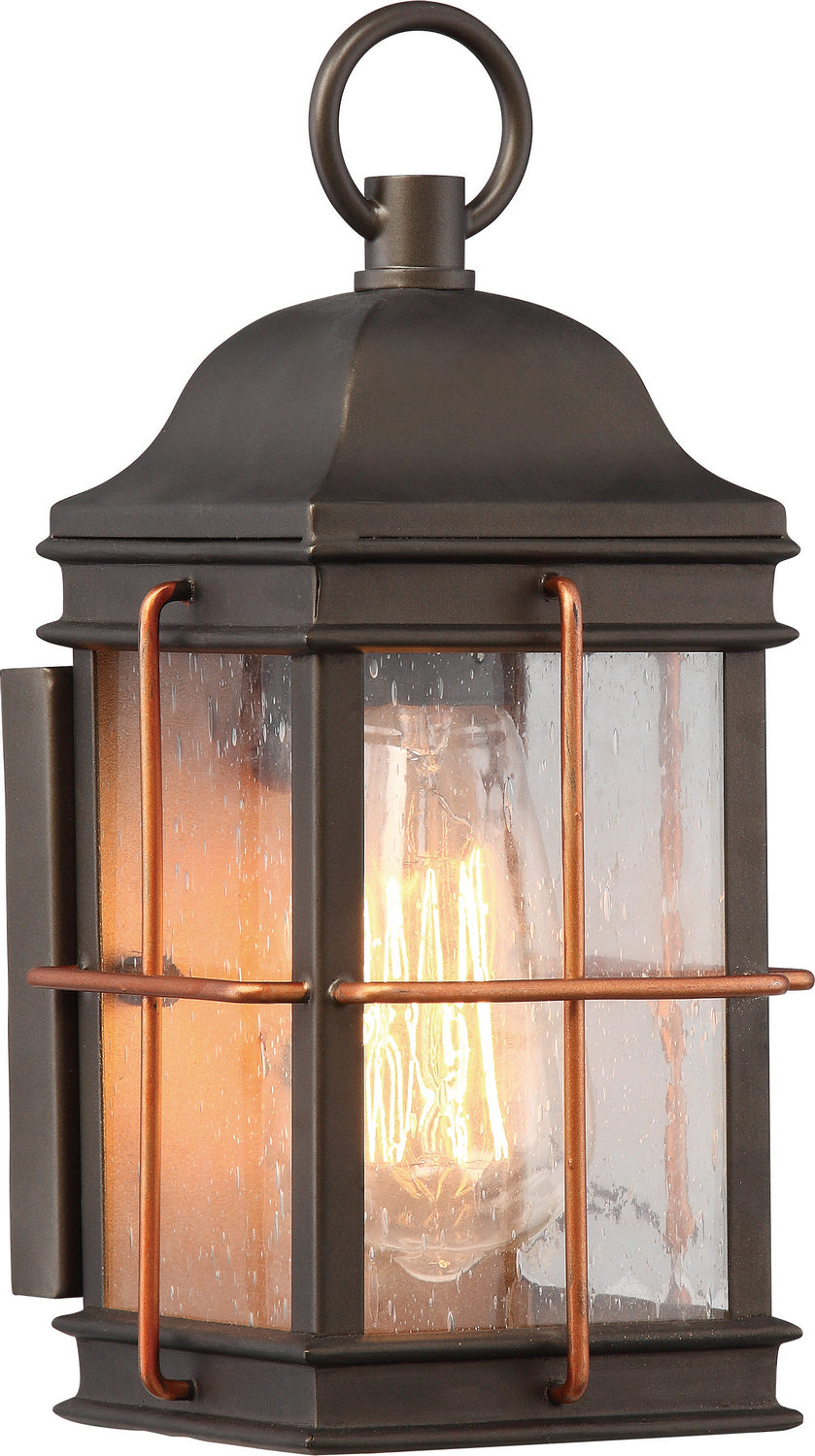 Nuvo Lighting - 60-5831 - One Light Outdoor Wall Lantern - Howell - Bronze / Copper Accents