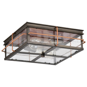 Nuvo Lighting - 60-5834 - Two Light Flush Mount - Howell - Bronze / Copper Accents