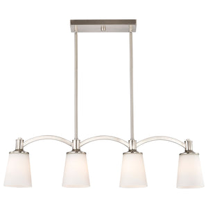 Nuvo Lighting - 60-5875 - Four Light Trestle - Laguna - Brushed Nickel