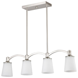 Nuvo Lighting - 60-5875 - Four Light Trestle - Laguna - Brushed Nickel