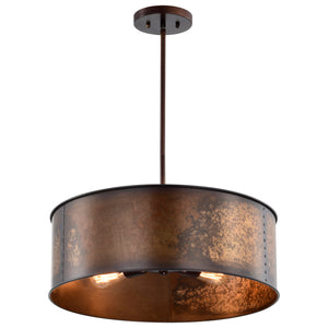 Nuvo Lighting - 60-5894 - Four Light Pendant - Kettle - Weathered Brass