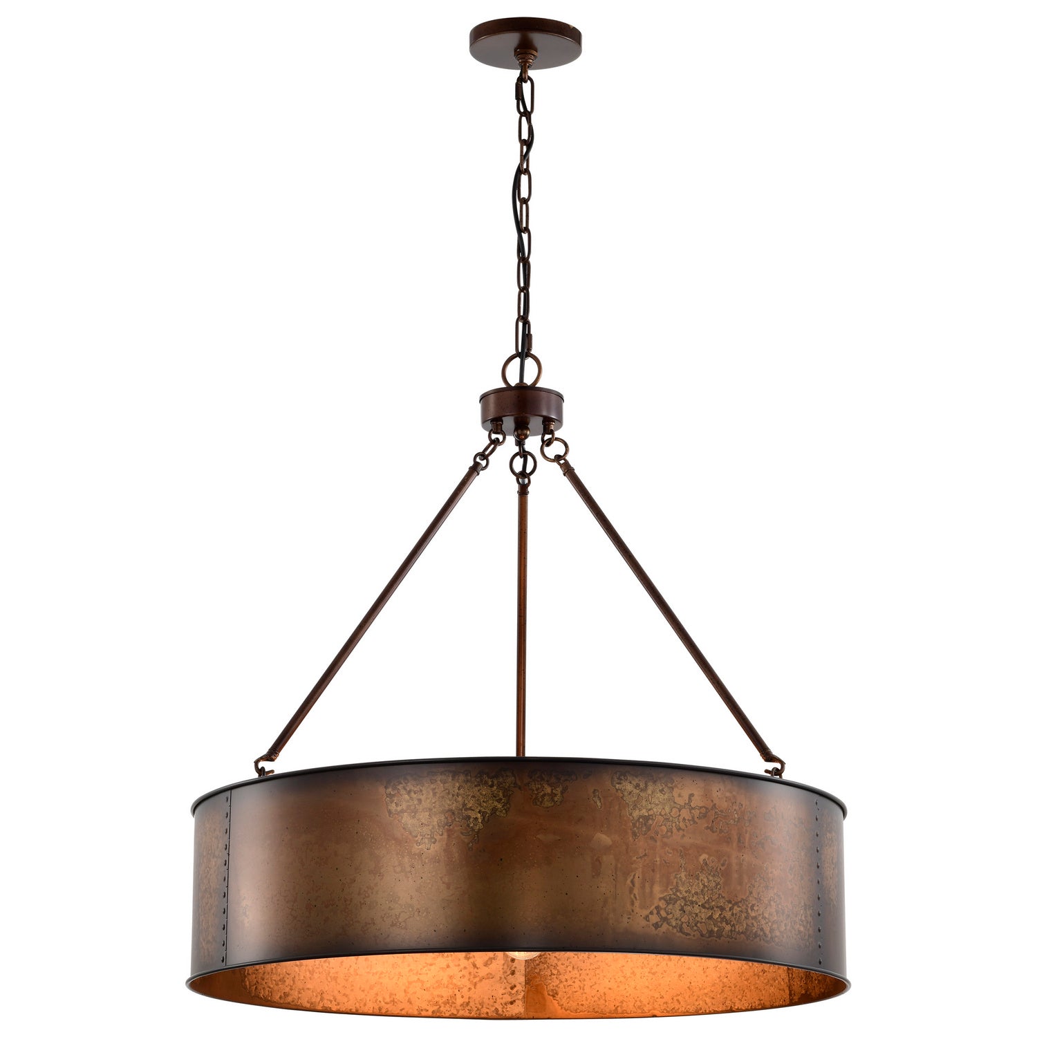 Nuvo Lighting - 60-5895 - Five Light Pendant - Kettle - Weathered Brass