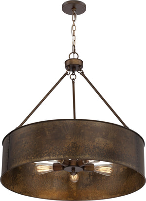 Nuvo Lighting - 60-5895 - Five Light Pendant - Kettle - Weathered Brass