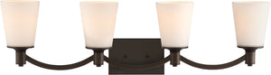 Nuvo Lighting - 60-5974 - Four Light Vanity - Laguna - Forest Bronze