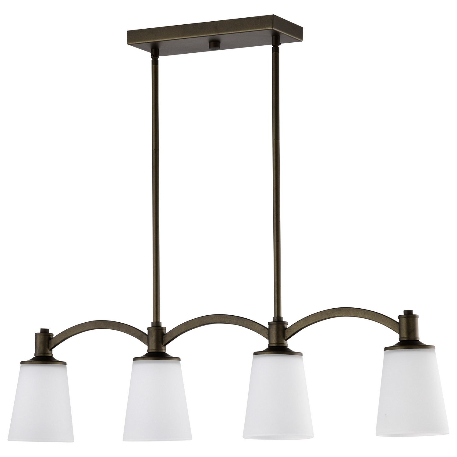 Nuvo Lighting - 60-5975 - Four Light Trestle - Laguna - Forest Bronze