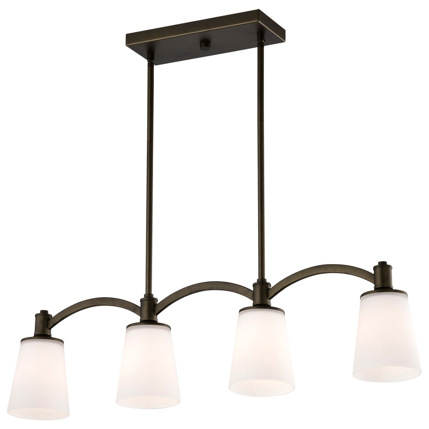 Nuvo Lighting - 60-5975 - Four Light Trestle - Laguna - Forest Bronze