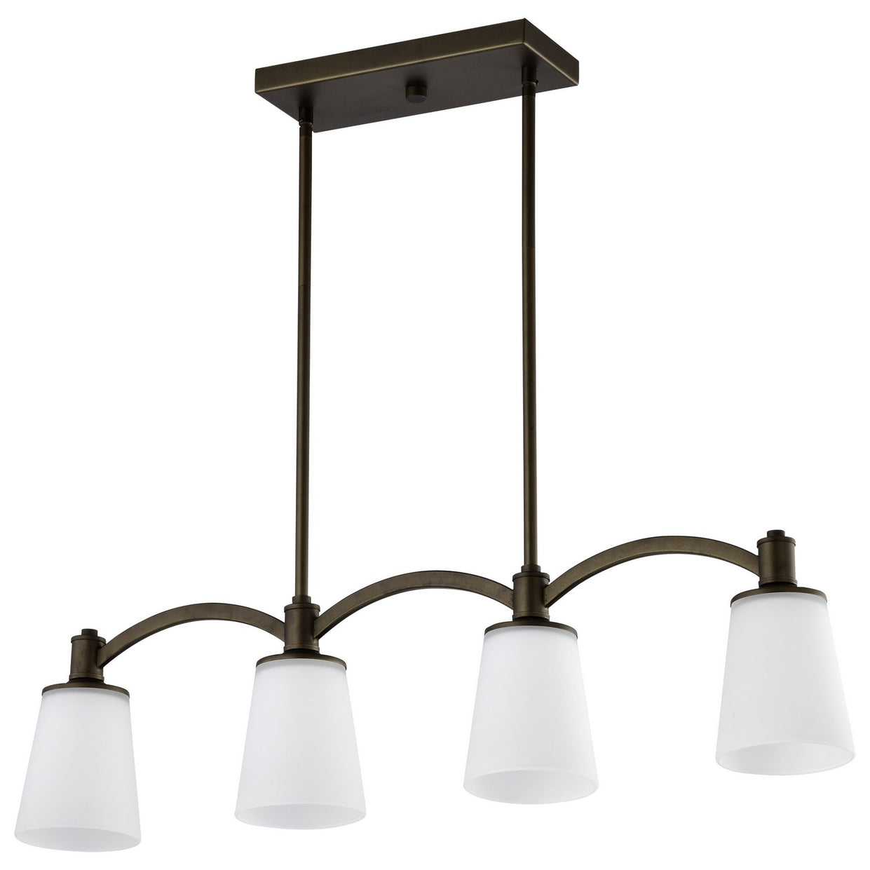 Nuvo Lighting - 60-5975 - Four Light Trestle - Laguna - Forest Bronze