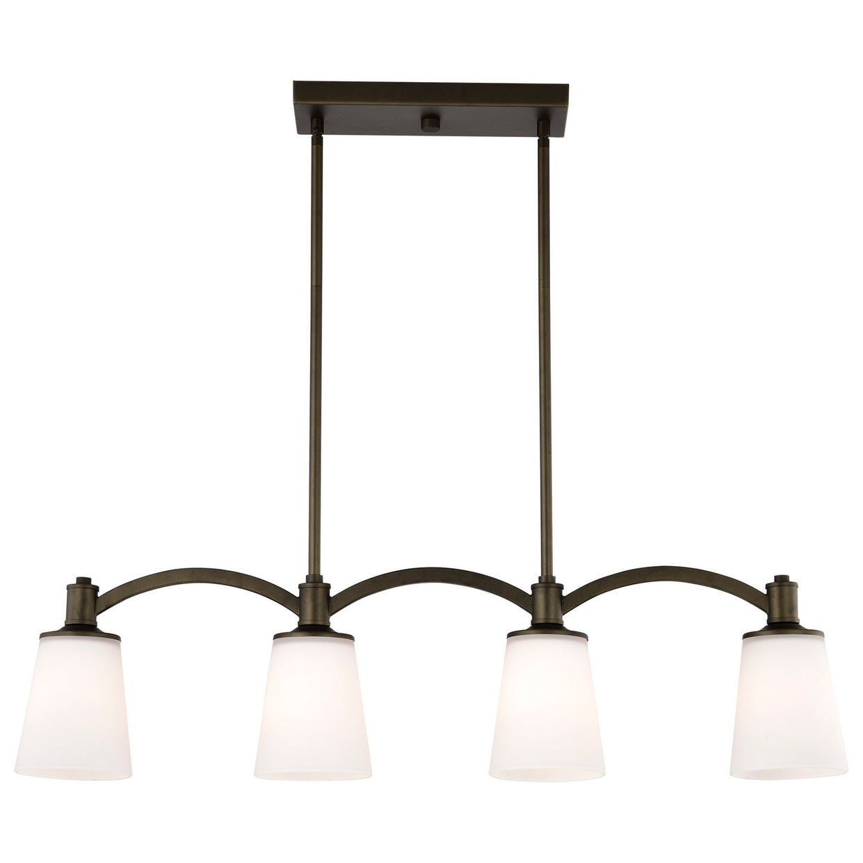 Nuvo Lighting - 60-5975 - Four Light Trestle - Laguna - Forest Bronze